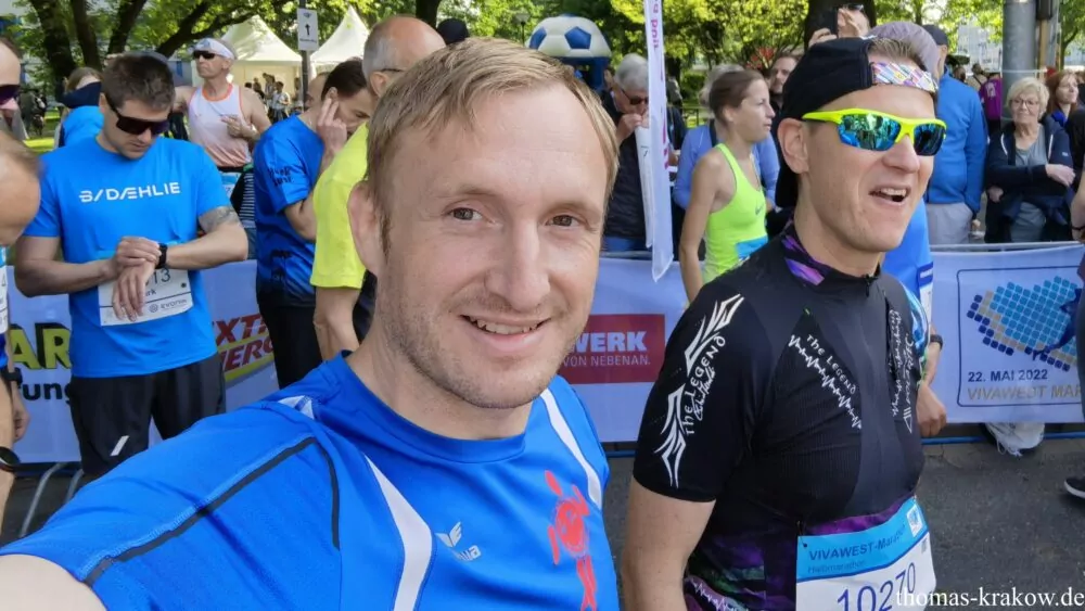 Thomas Krakow und Sven Block beim VIVAWWEST Marathon