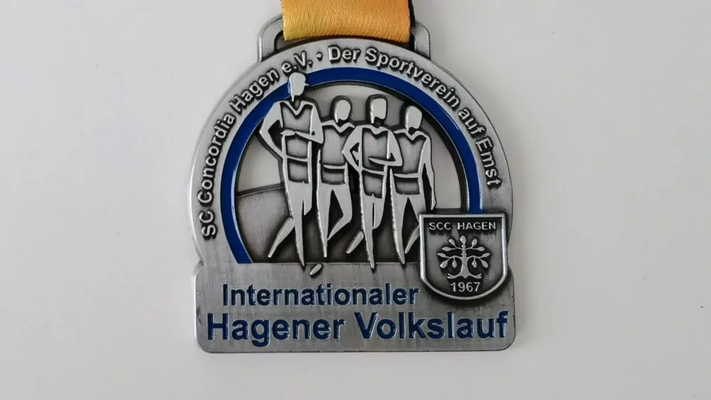 Jeder bekam diese Finishermedaille